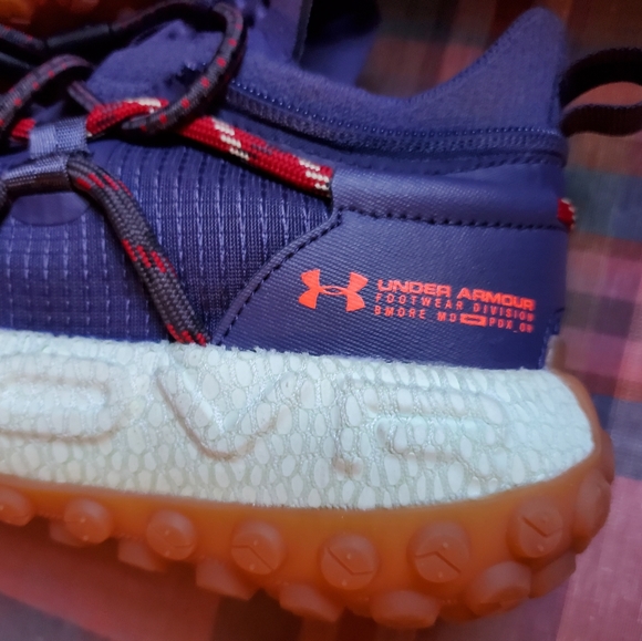 Under Armour Blue and Pink Athletic Shoes - Picture 4 of 5